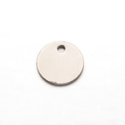 

Flat Round 304 Stainless Steel Charms Stainless Steel Color 85x1mm Hole 1mm