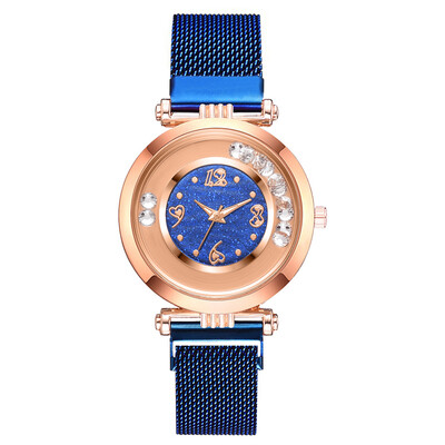 

Quartz watch with ladies watch 2019 new quicksand roller ladies watch