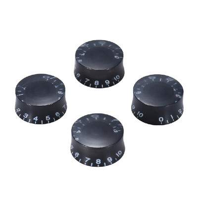 

4pcs Speed Volume Tone Control Knobs for Gibson Les Paul Guitar Replacement Electric Guitar Parts White