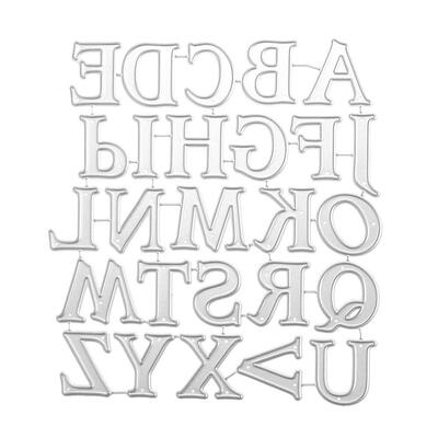 

Metal Cutting Dies Stencils for DIY Scrapbooking Photo Album Capital Letter
