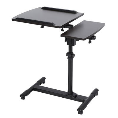 

Adjustable Overbed Table 360° Swivel Mobile Laptop Stand Desk Sofa Side Table Tiltable