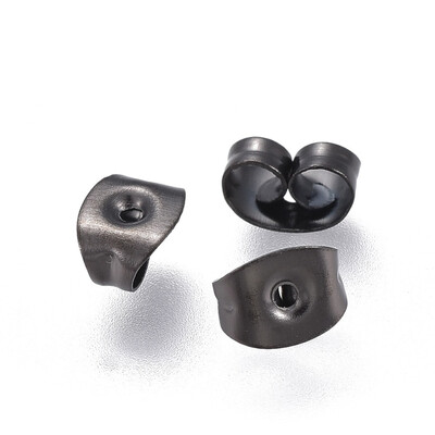 

304 Stainless Steel Ear Nuts Gunmetal 6x45x3mm Hole 08mm