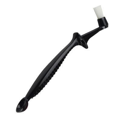

Double Head Anti-scald Handle Coffee Machine Cleaning Brush Spoon Cleaner