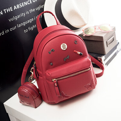 

Shoulder Bag Female Korean Edition Fashion Hundred Sets Mini Clean Backpack Students Backpack Leisure Bag