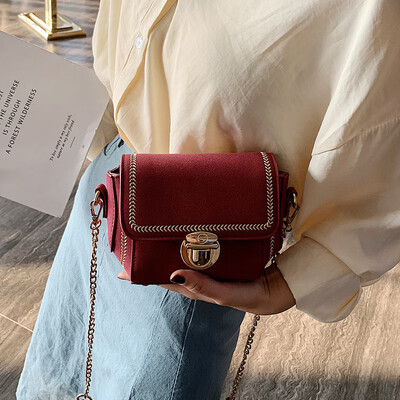 

Net red small bag female bag 2019 new wild gas chain shoulder bag summer small fresh matte Messenger bag