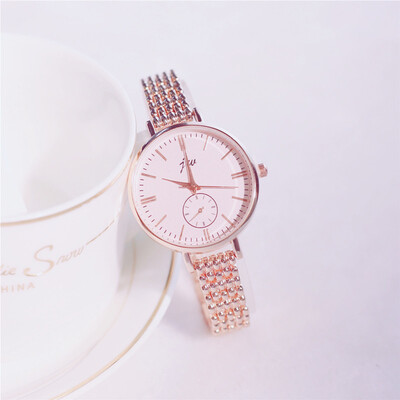 

Bracelet watch lady watch waterproof fashion new large dial temperament lady model leisure atmosphere