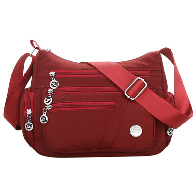

Ladies Messenger Shoulder Bags Women Designer Waterproof Nylon Handbag Female Zipper Crossbody Bag Sac A Main T3G