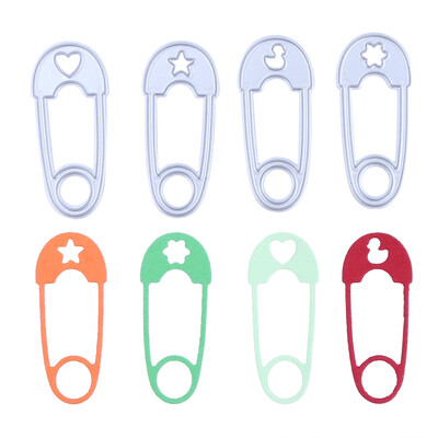 

4pcs Pin DIY Metal Embroidery Stencil Scrapbook Craft Cutting Die