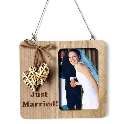 

Wooden Retro Picture Frame Wedding Countdown Love Photo Hanging Ornaments