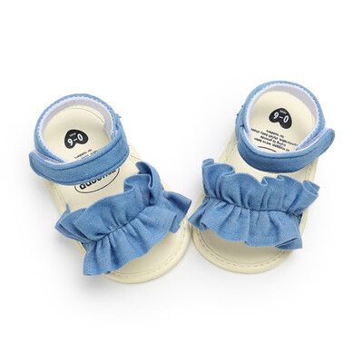 

Summer Baby Sandals for Girls Newborn Dot Bow Princess Baby Girl Shoes Cotton Sandals Baby Girl Shoes