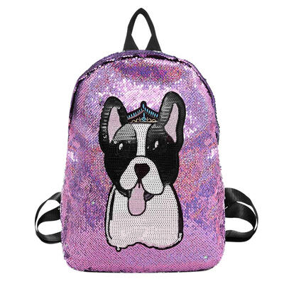 

Cute Sequins Animal Pattern Travel Backpacks Women Knapsack School Bags