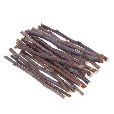 

20pcs Wooden Bird Parrot Hamster Chewing Toys Natural Apple Tree Branch Toy