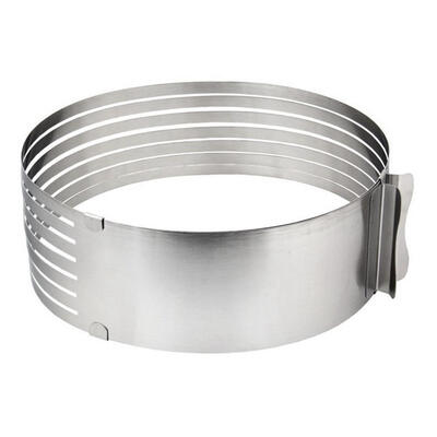 

Stainless Steel 15-20cm Adjustable Retractable Circular Ring Cake Mould