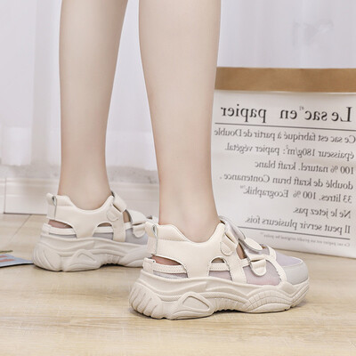 

Womens Shoes Trendy Single Shoes Womens European Station Comfortable Toe Cover Thick-soled Soft-soled Leopard-print Individual