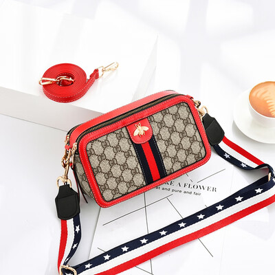 

Summer womens new fashion Korean version of ins100 fashion women with one shoulder slant bag in summe