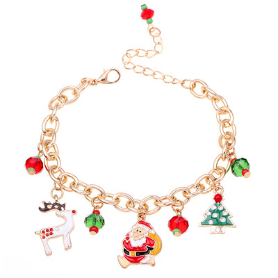 

Alloy Drop Oil Christmas Tree Bracelet