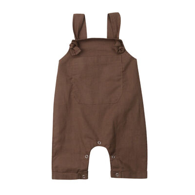 

Infant Baby Boy Girl Solid Dungarees Bib Pants Romper Overalls Outfit Clothes