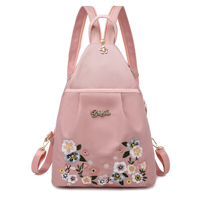 

Shoulder bag Oxford cloth small backpack Chaozhou Baitao national style embroidery chest bag fashionable light oblique Bag