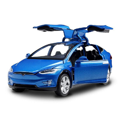 

Diecast Toy 132 Scale Alloy Cars for Tesla Toy Model SUV Car Sound & Light Toy Kids Toys