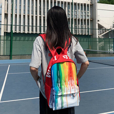 

Junior high school students net red schoolbags female Korean high school tide brand large-capacity backpack ins students backpac