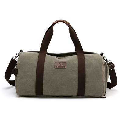 

Canvas luggage bag large capacity portable men&women short trip exercise package