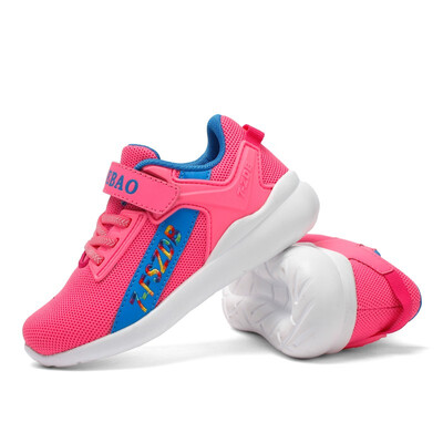 

Childrens shoes boys 2018 autumn new mesh flying woven breathable students big children children soft bottom non-slip sports shoes