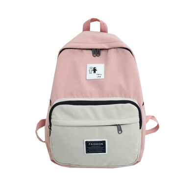 

Yaxian style schoolbag womens Korean primary high school simple day system small&fresh backpack college students