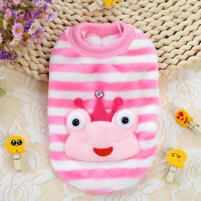 

AutumnWinter Cartoon Pet Puppy Cat Coats Jacket Warm Soft Fleece Dog Clothes for Small Dog Chihuahua Clothing Coat Apparel