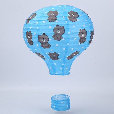

FUNNYBUNNY 1PC Rainbow Hanging Paper Lantern Hot Air Balloon for Wedding Birthday Party Decorations