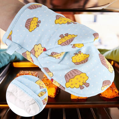 

Greensen 1PCS Cotton Heat Resistant Anti-Slip Cooking Glove Microwave Oven Kitchen Baking ToolCooking Glove Baking Tool
