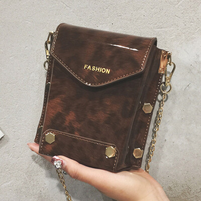 

North bag spring ins small bag women 2019 new Korean version of retro Hong Kong wind mini phone chain slung shoulder bag