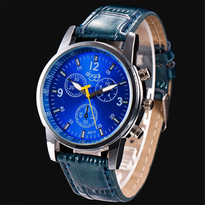 

New Men watch Luxury Brand Watches Quartz Clock Fashion Leather belts Watch Cheap Sports wristwatch relogio male