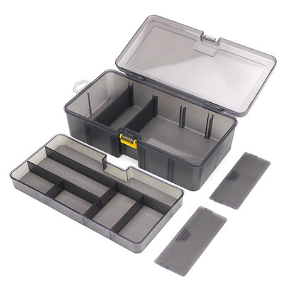 

Double Layer Fishing Equipment Accessories Lures Bait Storage Case Shrimp Lure Boxes Cover Organizer Baits Pesca Container
