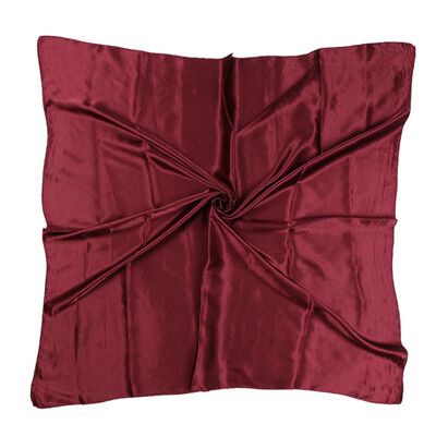

Fashion Faux Silk 90 Cent Solid Square Scarf 2019 New Solid Office Ladies Hijab Wraps And Headband Muslim Crumpled Scarves Femme