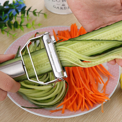 

Kitchen Accessories Peelers Zesters Cooking Tools Stainless Steel Julienne Peeler Vegetable Peeler Double Planing Grater