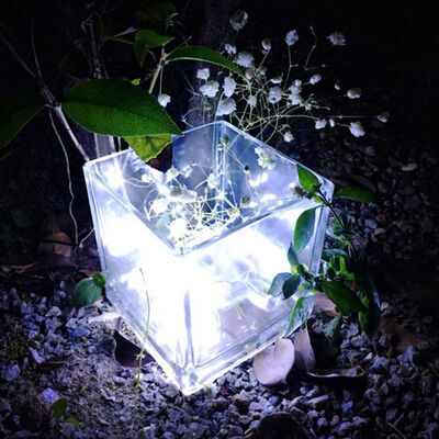 

100 LED Solar 8 Function Copper Color Line LED Copper Line Light String Outdoor Lighting