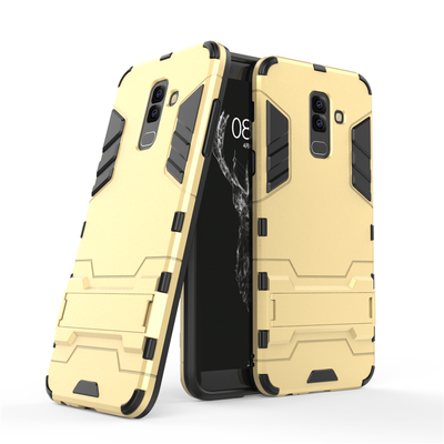 

Goowiiz Phone Case For Samsung Galaxy A6A6 PlusA8 StarA9 StarJ2 Pro 2018 Armor PCTPU Silicone Hard Bracket Double Protection