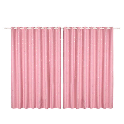 

Snowflake Print Semi-Blackout Curtains Home Bedroom Windows Decor Drapes