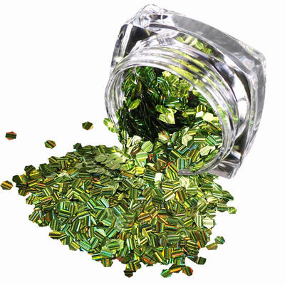 

1 Box Holographic Nail Art Flakes Hexagon Glitter Paillette Sequins Decor