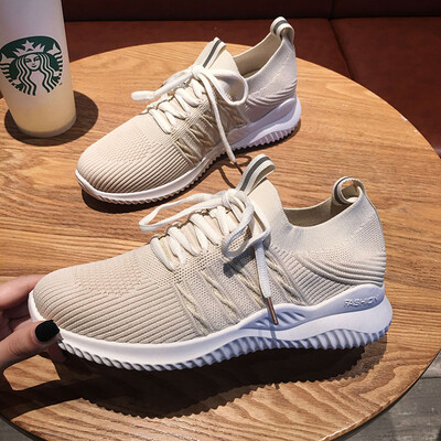 

Net red Torre shoes female ins tide Korean version of breathable academic running shoes in summer sponge cake thick bottom sneaker