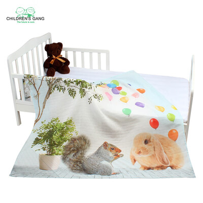 

CHILDRENS GANG Solo Print Single Layer Blanket Blanket Blanketet Napping Blanket 4737