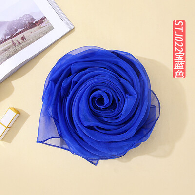 

Summer sunscreen solid color silk scarf sunscreen beach towel Korean version of ice silk clear scarf shawl wholesale