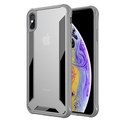 

KOOLIFE Apple XS Mobile Shell iPhoneXsX Cover Drop-proof Transparent Cover Scrub PC Backboard All-inclusive Shell 58 inches - Gray