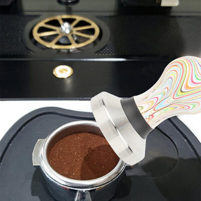

Greensen 58mm Handle Stainless Steel Base Powder Press Solid Hammer Coffee Accessories