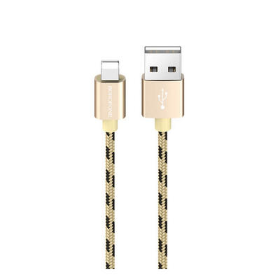 

Borofone BX24 Nylon Braided USB Charger Cable Includes Lightning Cable Type C Cable Micro USB Cable For Android IPhone-Type-C