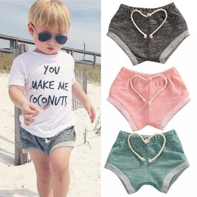 

Toddler Kids Baby Boy Girls Hot Pants Cotton Striped PP Children Pants Bottoms