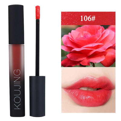 

Cute Korean Style Red Liquid Matte Lipstick Lasting Moisturizr Lip Tint Glazed Lipgloss Tattoo Makeup Lip gloss Cosmetics