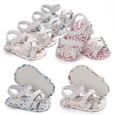 

Toddler Newborn Baby Shoes Girls Kids Soft Sole Crib Shoes Sandals Shoes 0-18M