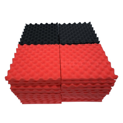 

Toponeto 48Pcs Acoustic Foam Panel Sound Stop Absorption Sponge Studio KTV Soundproof