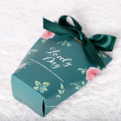 

FUNNYBUNNY Ribbon Bow Candy Boxes Wedding Favor Box Sweet Gift Bags Packing Box